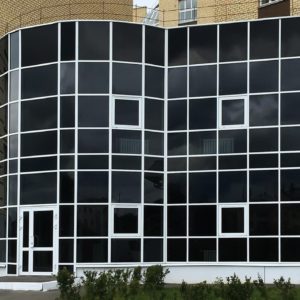 Навесной противопожарный витраж / серия FRM7197