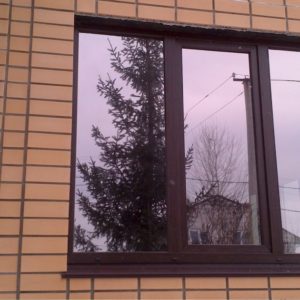 Тонированное пластиковое противопожарное окно / серия FRM973